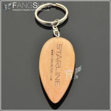 Personalized laser engraving wood Keychain
