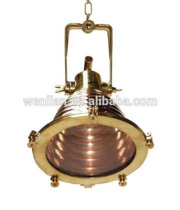 Bespoke vintage industrial lamp , industrial pendant light