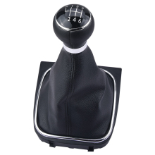 PU Leather Shift Knob Gaiter Cover Dustproof Car 5/6 Speed Gear Shift Knob for VW Golf/MK6 2009-2012
