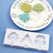 Silicone Ice Cream Moulds 3pcs Christmas Series
