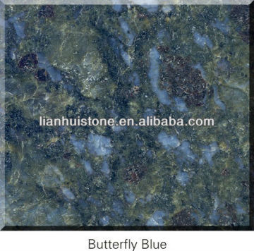 polished butterfly blue granite tiles