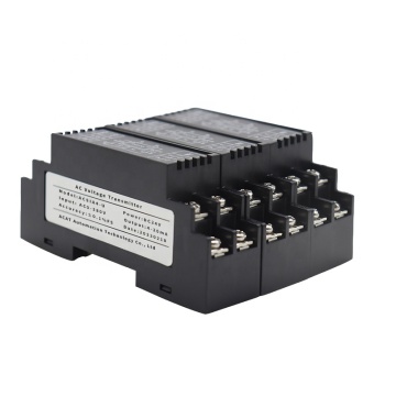 AC Voltage Sensor Transducer - 1 In 1 Out Voltage Signal Converter (DC24V, 4-20mA, 0-10V, 0-5V AC Voltage Transmitter)
