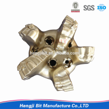 API diamond 5 blades PDC bit/ matrix body pdc bit/ chisel bit/ pdc diamond bitbit
