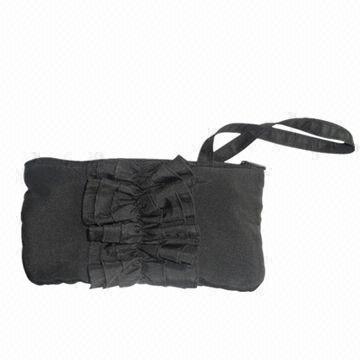 Clutch Bag mit Handgelenk, gemacht von PU/Stoffe, verschiedene Farben/Größen verfügbar, als Coin Purse einsetzbar