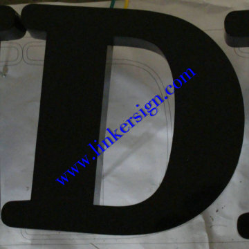 metal letter sign back light