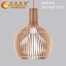 Creative wood pendant lamp,Wooden Creative Birdcage Round Style Pendant lamp