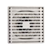 Copper Anti-Odor Floor Drain for Large Displacement Shower in Villa - Insect Proof