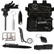 wilderness and camping survival gear kit