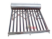 Passive solar water heater low pressure
