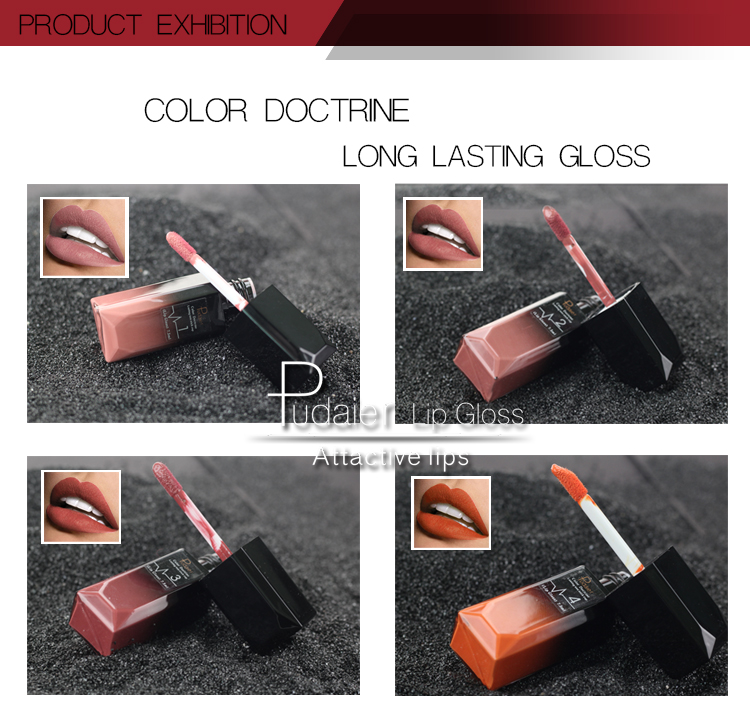 OEM Matte Lipgloss Private Label Make Colorful Lipgloss Lipliner Set