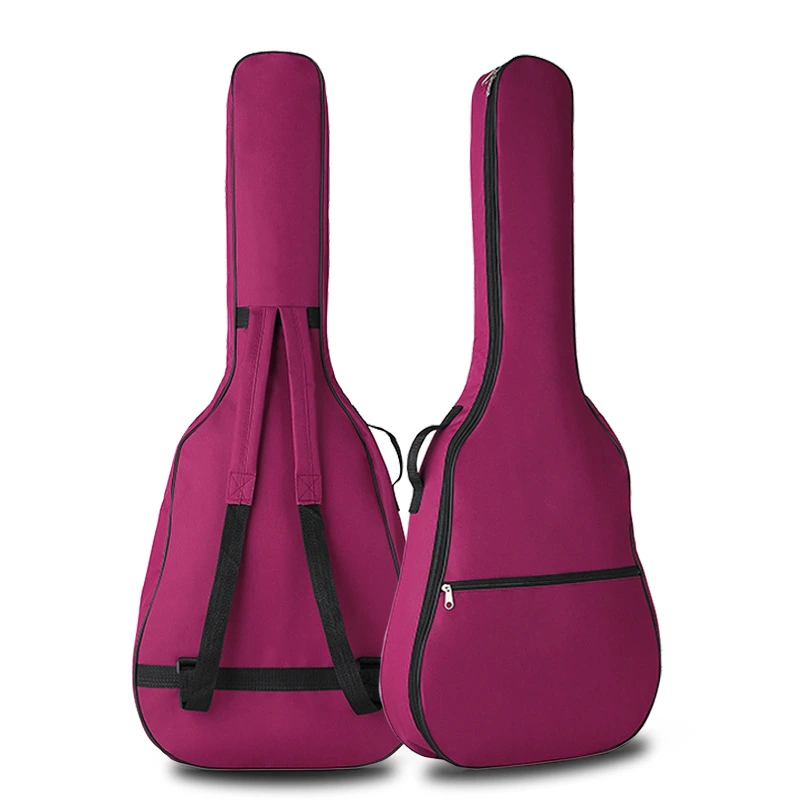 Oxford Fabric Acoustic Guitar Bag Soft Case Double Shoulder Straps Padded Guitar Waterproof Backpack