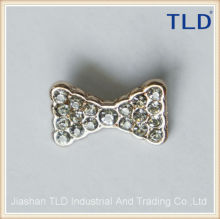 TLD metal golden rhinestone buttons
