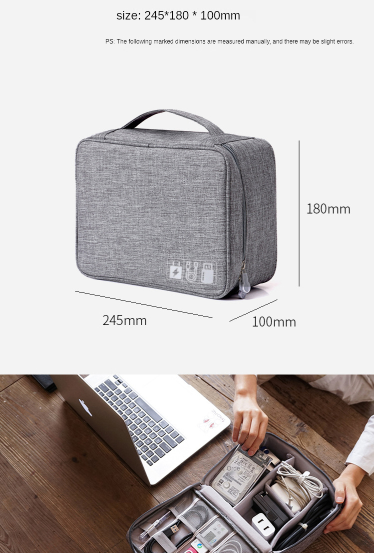 Waterproof Organizing Bag Electronic Accessories Organizer Usb Charging Cable Storage Bag