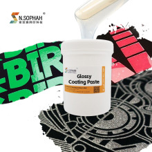 High Quality Elastic Garment Printing Glossy Coating Paste for Screen Printing