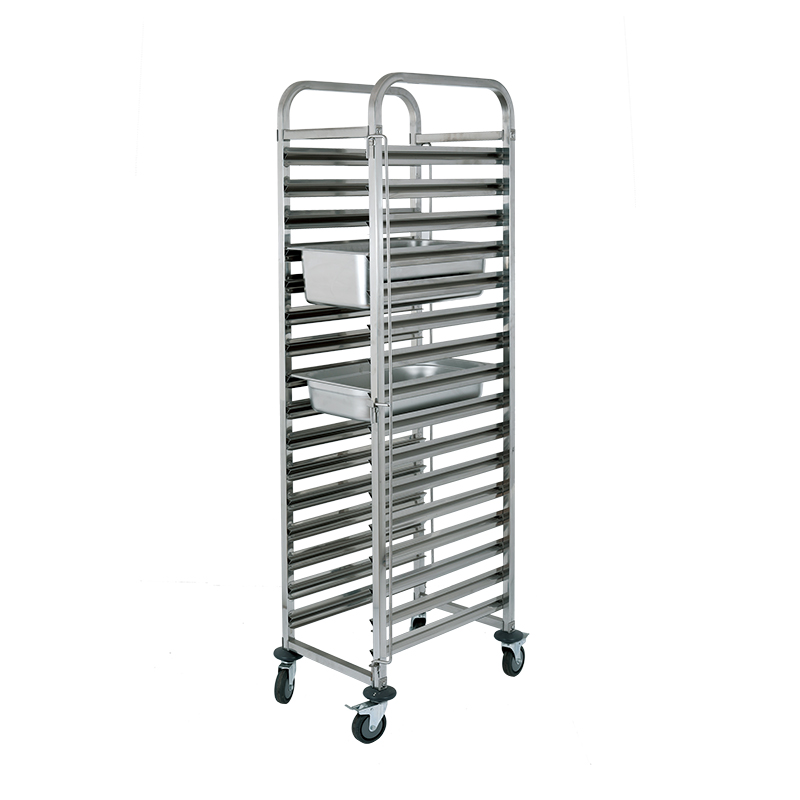 gastronorm racking trolley
