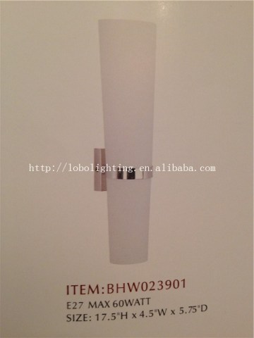 Steel wall lamp white wall lamp glass wall lamp