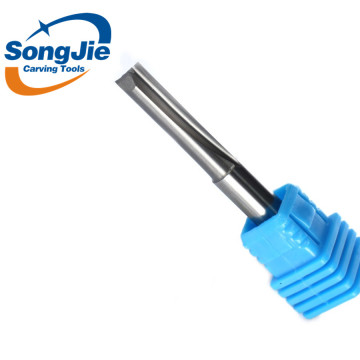 SHK 6mm Double Flute Straight Engraving Bits - High Material Engraving and Milling Tools