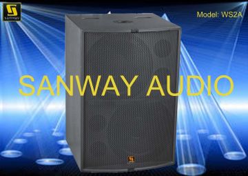 Ws2a Dual 18'' Nightclub Sound Equipment Pa System Subwoofers 4 Ohms