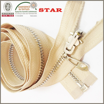 metal zippers for apparel