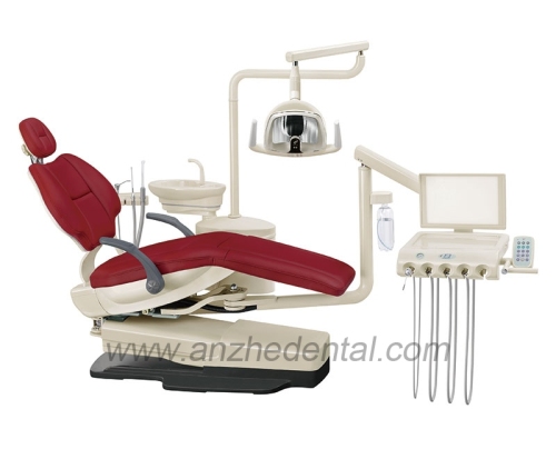 Factory dental unit with LED sensor light