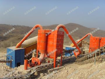 Quarry Dust Catcher System Use in Crushing Quarry