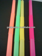 disposable fluorescence color drinking straws