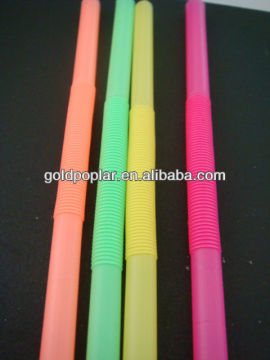 disposable fluorescence color drinking straws