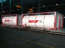 Light Tare Weight Iso 20ft Liquid Tank Container Transport Chemical