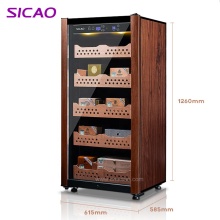 Electric Digital Display Refrigerated Cigar Humidor Cabinet with Lock