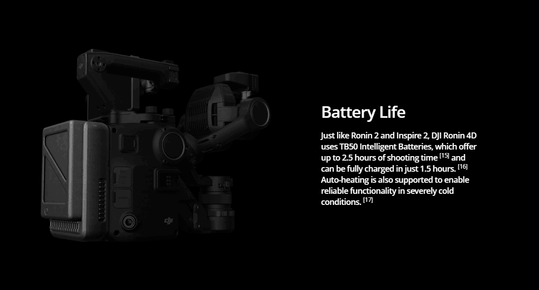 DJI Ronin 4D-6K  DJI Ronin 4D-8K Wireless Transmission 4-Axis Stabilization LiDAR Focusing Full-Frame Gimbal Camera