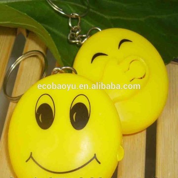Money Detect Led Key Chain/Smiling Face Key Chain/ARCYLIC Key Chain Wholesale