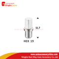 M12x1.25RH الكروم المكسرات عجلة النهاية