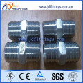 304 atau 316 Stainless Steel pipa Fitting Hexagon laki-laki puting