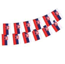 Custom Factory Price Polyester Slovak String Flags and Bunting