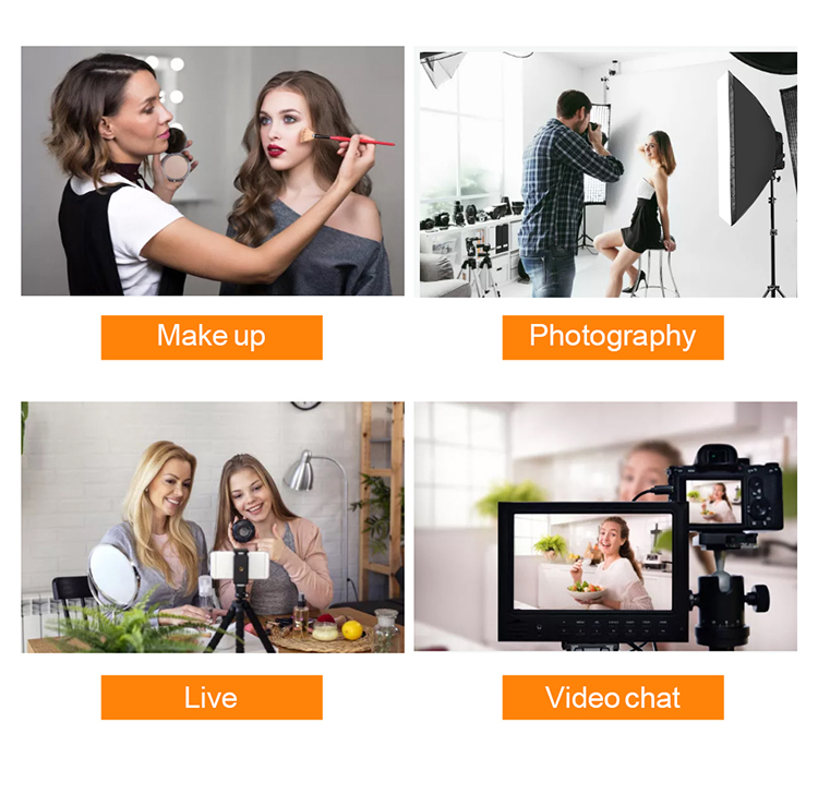 Photography Studio Continuous Softbox Lighting kit with Cantileve & 4 in1 E27 lamp holder for Photo Video Portrait Product shoot