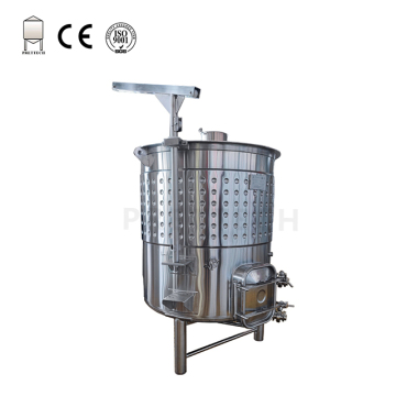 Variable Capacity Stainless Steel Dimple Jacket Wine Fermenter 5000L
