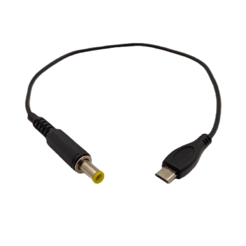 Φ1.0x3.3mm DC plug to MICRO USB