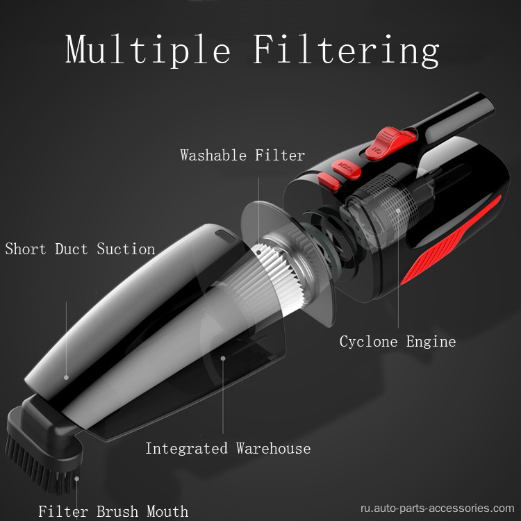 DC v 12 Беспроводной автомобильной портативной вакуумной очиститель