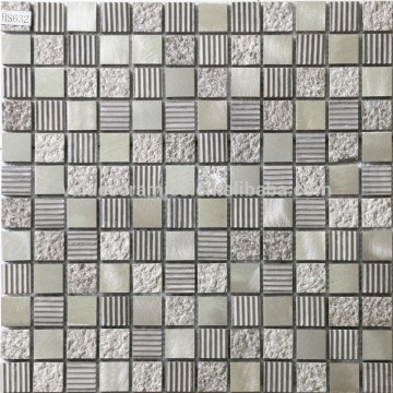 black galaxy granite mosaic tile