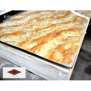 PVC uv marble material panel light weight