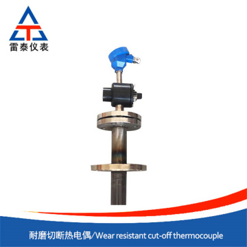 Wear resistant cut-off thermocouple