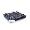 Glen Gas Stove Brass Burner Black Cooker