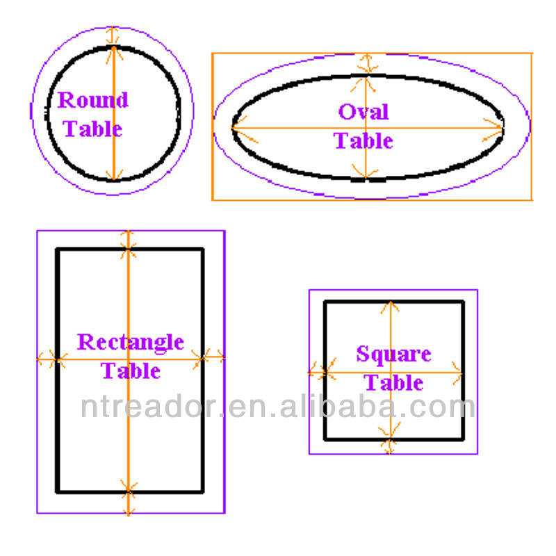 fushia rosette tablecloth for wedding decoration