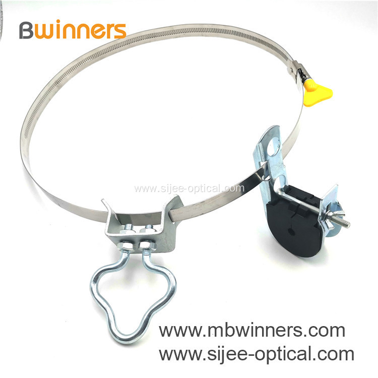 Hoop Fastening Retractor For Fiber Optic Drop Wire