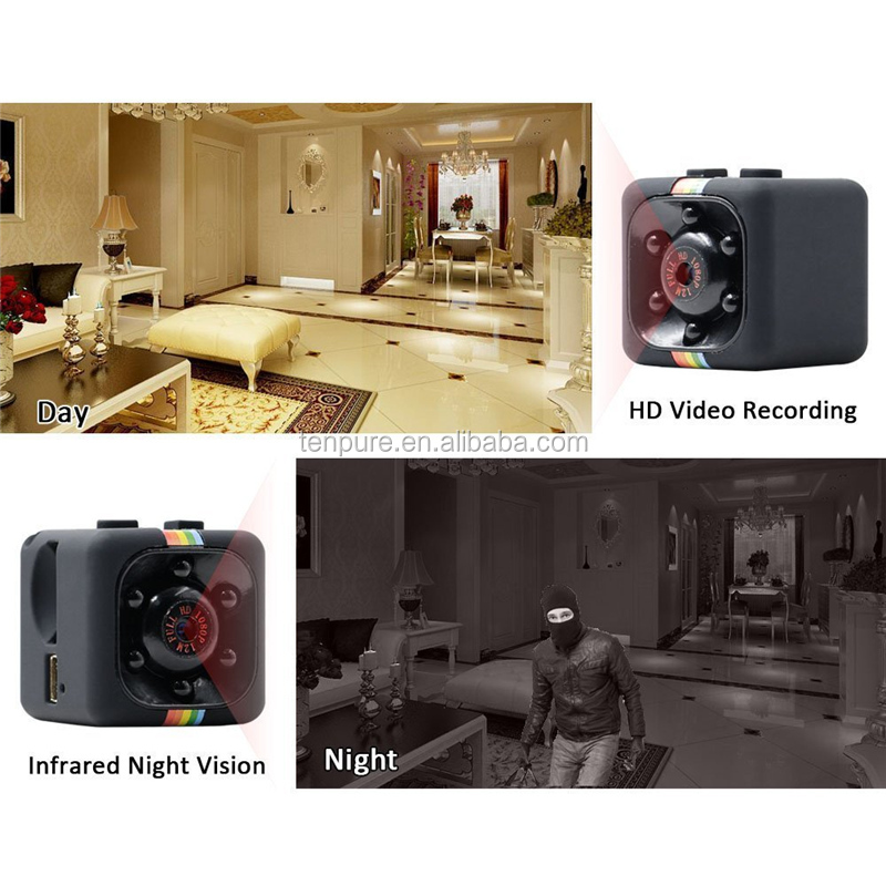 SQ11 PRO Mini Portable Camera 1080P Sensor Home Security Camcorder Outdoor small cam Night Vision Motion Detection