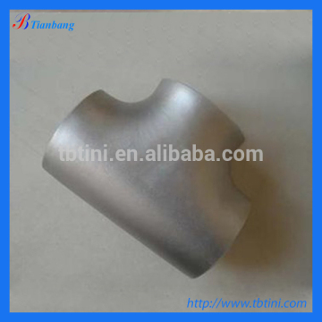 ASTM B363 Gr2 Titanium Welding Tee In Pipe Fitting