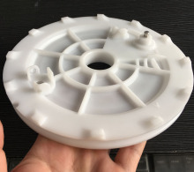 Machined Derlin Acetal Plastic Wheel Roller Gears POM