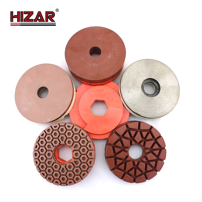HIZAR Continues HPFC 4 Inch Edge Polishing Wheel 30#-3000# Grit for Polishing and Grinding