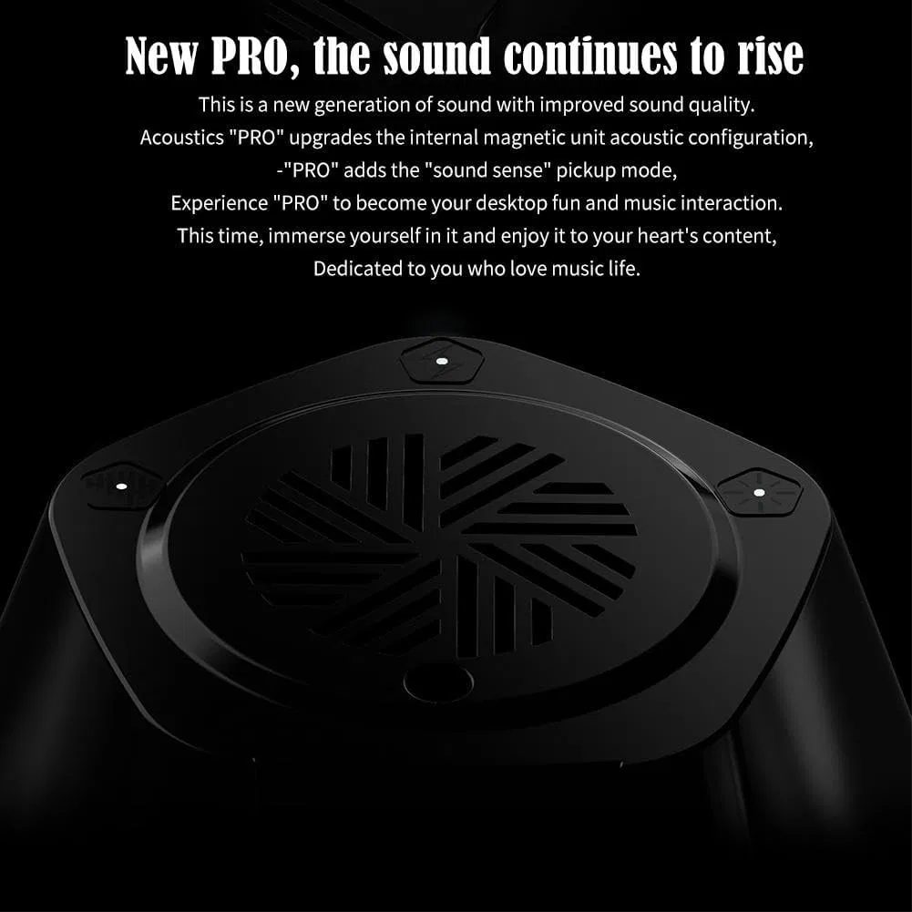 Dancing Magnetic Fluid Speaker for Visual Display Lighting