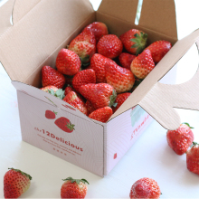 Colorful Print Dry Empty Fruit Strawberry Box